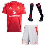 24-25 Manchester United Home Men Full Kit