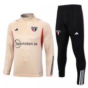 23-24 Sao Paulo FC Training Suit Beige