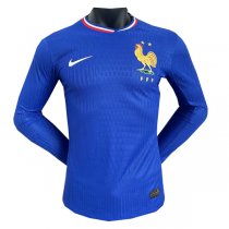 2024 France Home Long Sleeve (Player Version)