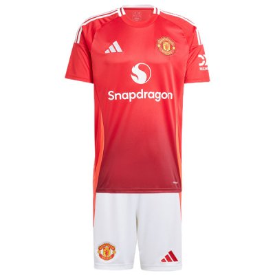 24-25 Manchester United Home Jersey Kids Kit