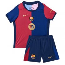 24-25 Barcelona Home Spotify New Logo Jersey Kids Kit