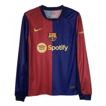 24-25 Barcelona Home Long Sleeve Jersey