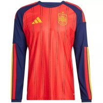 2026 Spain Home World Cup Jersey Long Sleeve (Player Version) 2026 Spain Home World Cup Jersey Long Sleeve (Player Version)