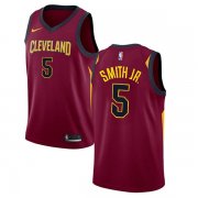 Men’s Cleveland Cavaliers J.R. Smith #5 Wine Swingman Jersey