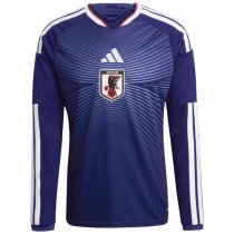 2026 Japan Home World Cup Long Sleeve Jersey 2026 Japan Home World Cup Long Sleeve Jersey