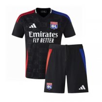 24-25 Olympique Lyonnais Away Jersey Kids Kit