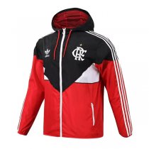 23-24 Flamengo Weather Windrunner Jacket Red&Black