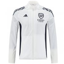 25-26 Arsenal Windbreaker Jacket White 25-26 Arsenal Windbreaker Jacket White