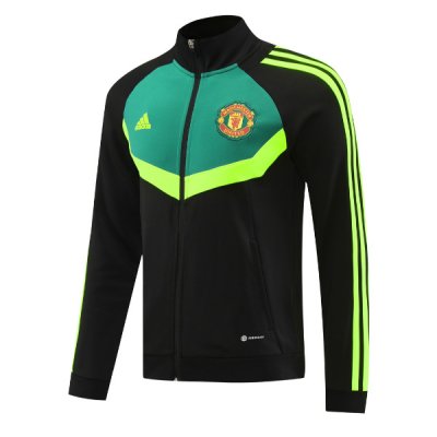 24-25 Man United Jacket Black Green