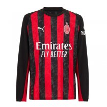 25-26 AC Milan Home Long Sleeve Jersey 25-26 AC Milan Home Long Sleeve Jersey