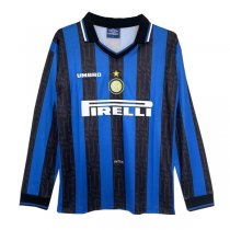 1997-1998 Inter Milan Home LS Retro Jersey 1997-1998 Inter Milan Home LS Retro Jersey