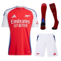 24-25 Arsenal Home Jersey Men Full Kit