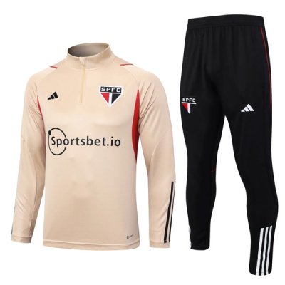 23-24 Sao Paulo FC Training Suit Beige