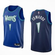 21-22 Minnesota Timberwolves Anthony Edwards #1 NBA Jersey