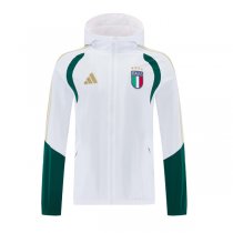 2026 Italy Windbreaker Hoodie Jacket White 2026 Italy Windbreaker Hoodie Jacket White