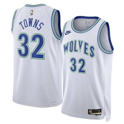 23-24 Karl Anthony Towns 32 White Minnesota Timberwolves Swingman Jersey