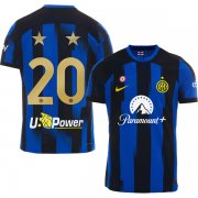 23-24 Intel Milan Home Jersey Two Star #20 (Player Version)