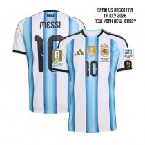 2026 Argentina Home World Cup Final Jersey Messi 10 Full Patch 2026 Argentina Home World Cup Final Jersey Messi 10 Full Patch