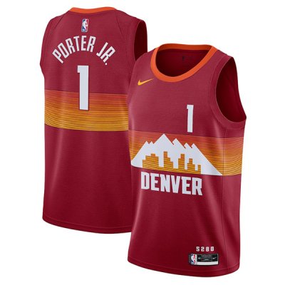 Men\'s Denver Nuggets Michael Porter Jr. #1 Red Swingman Jersey