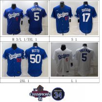 8 Shirt MLB Champion Los Angeles Dodgers Jersey