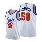 Men's Denver Nuggets White Jamal Aaron Gordon #50 Swingman Jersey