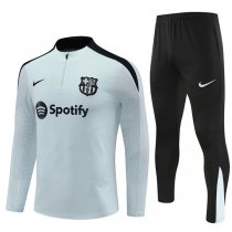 24-25 Barcelona Training Suit PL Style Light Gray