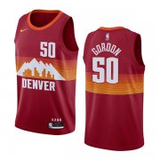 Men's Denver Nuggets Jamal Aaron Gordon #50 Red Swingman Jersey