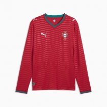 2026 Portugal Home Long Sleeve Jersey 2026 Portugal Home Long Sleeve Jersey