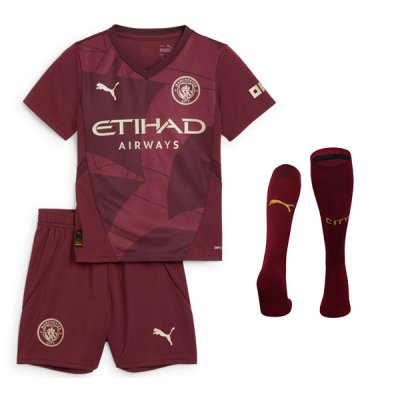 24-25 Manchester City Third Kids Full Kit