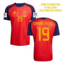 2026 Spain Home World Cup Final Jersey Lamine Yamal 19 2026 Spain Home World Cup Final Jersey Lamine Yamal 19