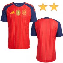 2026 Spain Home World Cup Winners Jersey 2 Star (Player Version) 2026 Spain Home World Cup Winners Jersey 2 Star (Player Version)