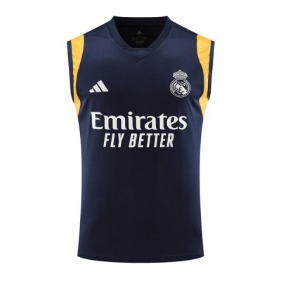 23-24 Real Madrid Pre-Match Navy Vest Jersey