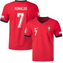 2024 Euro Portugal Home Jersey Ronaldo #7 (Player Version)