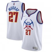 Men’s Denver Nuggets White Jamal Murray #27 Swingman Jersey