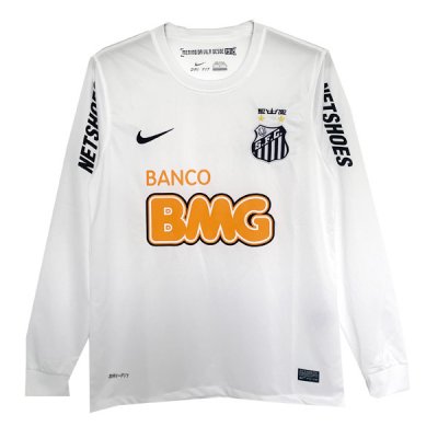 11-12 Santos FC Home Long Sleeve Retro Jersey