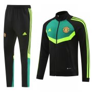 24-25 Man United Jacket Kit Black Green