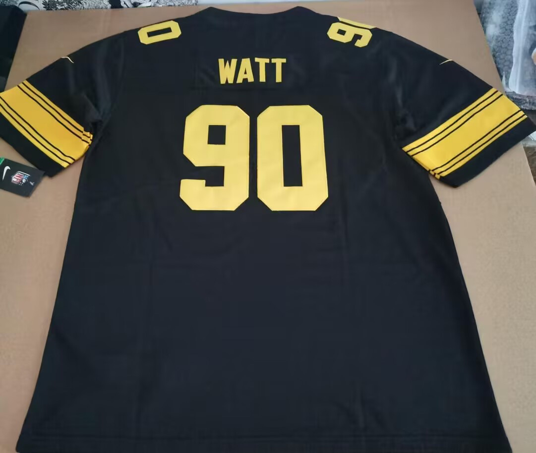 Mes Pittsburgh Steelers Color Rush Player Game Jersey Watt #90