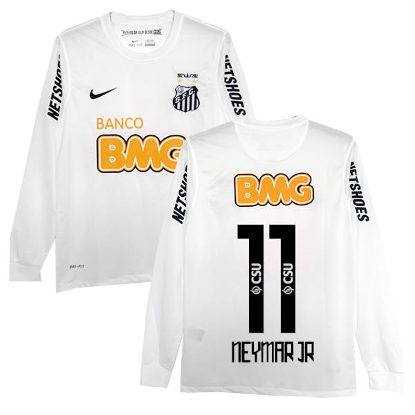 11-12 Santos FC Home Long Sleeve Retro Jersey